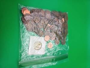 lot 49 image: Collection Of Pennies