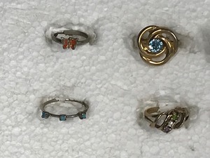 lot 217 image: Lot of Rings
