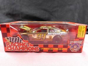 lot 35 image: 1999 Die cast 50th anniversary Bill Elliot #94 MacDonaldsCoca-Cola Racing Champions Nasca