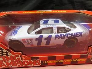 lot 48 image: 1998 Nascars Racing Champions 50th Anniversary collectors edition Bret Bodine #11 Paycheck die cast car