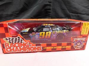 lot 53 image: 1998 Nascar 50th Anniversary collectors edition Rich bickle #98 Thorn Apple valley die cast car
