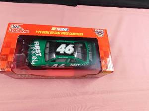 lot 60 image: 1998 Nascar 50th Anniversary collectors edition Wally Dallenbach #46 First Union die cast car