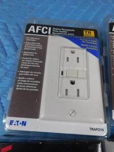 lot 107 image: New 2 AFCI & 2 GFCI outlets