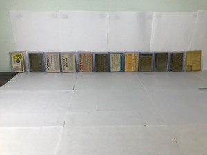 lot 275 image: 10 Collectible Baseball Cards - 1 Twins Ticket & 3 Lou Gehrig Stamps