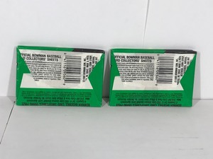 lot 362 image: 2 - Unopened Packs of 1989 Bowman Packs of Baseball Cards