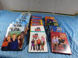 lot 125 image: Box of DVDs series sets
