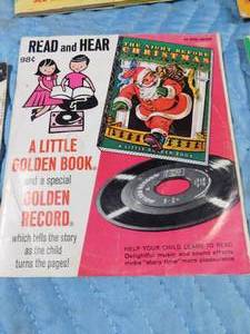 lot 146 image: 6 Vintage childrens 45 records with books