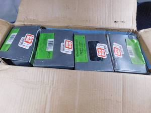 lot 303 image: 8) 5lb boxes of hot galvanized joist hanger nails