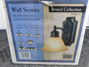 lot 308 image: New wall scone