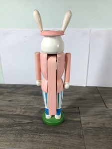 lot 403 image: Erzgebirge Easter Bunny Rabbit Nutcracker Made German Democratic Republic 13
