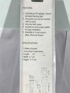 lot 415 image: Neon Light that Is Activated by Sound - New in Package