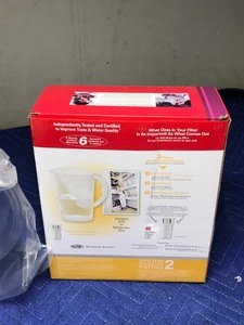 lot 90 image: 2 New Vista filtered water pitchers