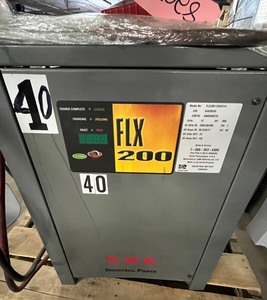 lot 40 image: Exide GNB FLX200 Industrial Forklift Battery Charger - Great Working Condition