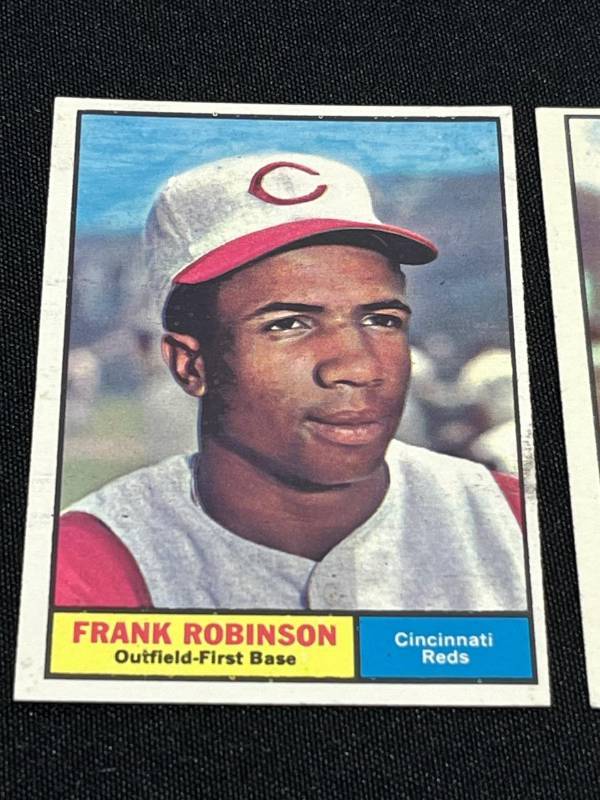  1961 Topps # 360 Frank Robinson Cincinnati Reds (Baseball Card)  EX/MT Reds : Collectibles & Fine Art