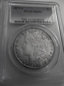 1879 S Morgan Silver Dollar