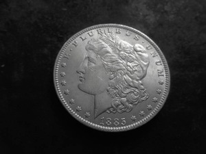 1885 O Morgan Silver Dollar