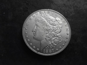 1887 Morgan Silver Dollar