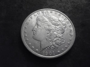 1901 O Morgan Silver Dollar