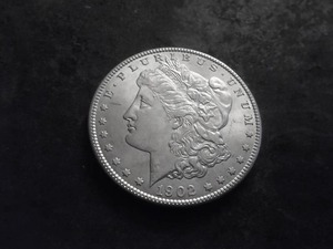 1902 O Morgan Silver Dollar