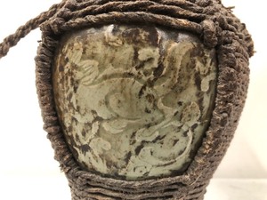 lot 24 image: Old Toba Batak Medicine  Magical Substances Shamans Container wFigural Stopper