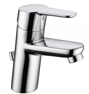 lot 11 image: Delta Modern Project Pack Single Hole Single-Handle Bathroom Faucet in Chrome