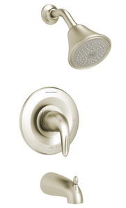 lot 15 image: American Standard Reliant 3 Tub and Shower Faucet with Cartridge, Brushed Nickel