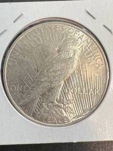 1922 US SILVER PEACE DOLLAR