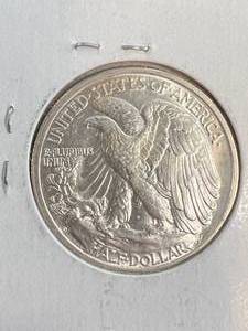 1941-D US WALKING LIBERTY HALF DOLLAR