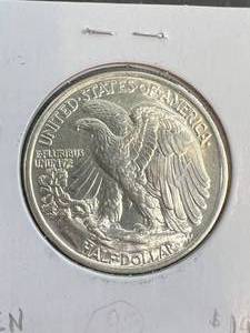 1943 US WALKING LIBERTY HALF DOLLAR