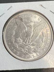 1889 US MORGAN SILVER DOLLAR