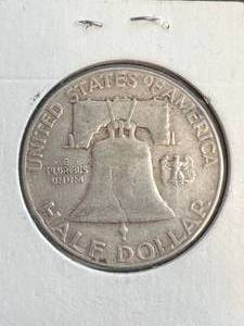 1956 US FRANKLIN HALF DOLLAR