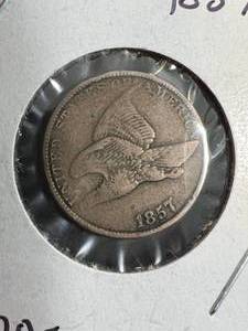 1857 US FLYING EAGLE CENT