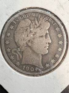 1901 US BARBER HALF DOLLAR