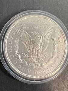 1921-D US MORGAN SILVER DOLLAR IN AIRTITE