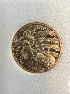 110TH OZ .24 PURE GOLD LIBERTY IN AIRTITE