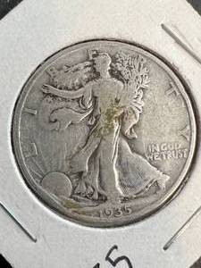 1935-S US WALKING LIBERTY HALF DOLLAR