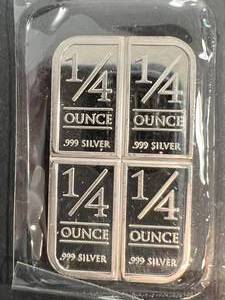 1 TROY OZ .999 FINE SILVER AMERICAN PROSPECTOR BAR