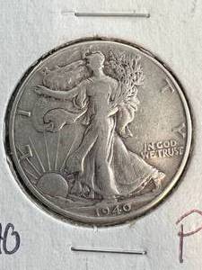 1940 US WALKING LIBERTY HALF DOLLAR