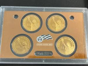 US PRESIDENTIAL $1 COIN PROOF SET