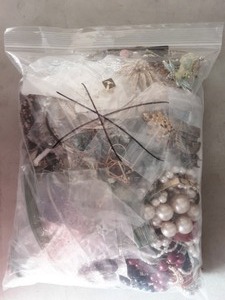 Bulk Lot Of Assorted Jewelry Brooches, Earrings, Necklaces