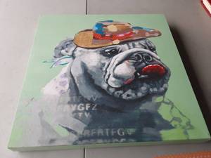 Bull Dog Picture 18x18