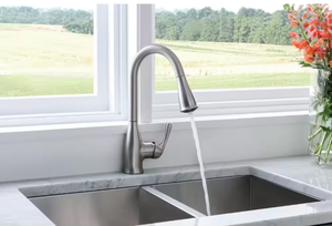 MOEN Kaden Single-Handle Pull-Down Sprayer Kitchen Faucet with Reflex and Power Clean in Spot Resist Stainless