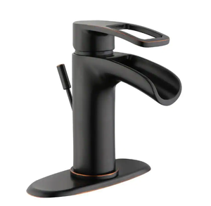 Glacier Bay Kiso Single Hole Single-Handle Low-Arc Bathroom Faucet in Bronze