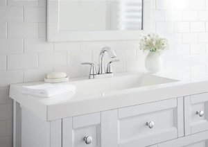 Glacier Bay Irena 4 in. Centerset 2-Handle Bathroom Faucet in Chrome