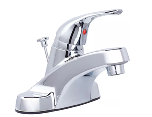 Glacier Bay Aragon 4 in. Centerset Single-Handle Low-Arc Bathroom Faucet in Chrome