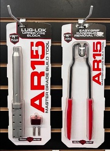 lot 116 image: (2) Real Avid Gun Tools AR15 Lug-Lok Upper Vise Block and Easy-grip Hand Guard Removal Tool
