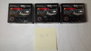 lot 97 image: (3) Barnes TAC-XPD Defense Ammunition 380 Auto 80 GR- 20 rounds