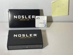 lot 127 image: (2)&nbspNosler Custom Competition Match Grade Ammunition 6.5 Grendel 123 gr - 20 rounds