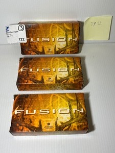 lot 122 image: (3)&nbspFEDERAL Fusion Ammunition, 7mm Rem, 175Gr, Boat tail, (F7RFS2) 20 rounds
