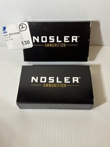 lot 130 image: (2)&nbspNosler Ballistic Tip hunting bullet 6.5 Grendel 120 gr - 50 round